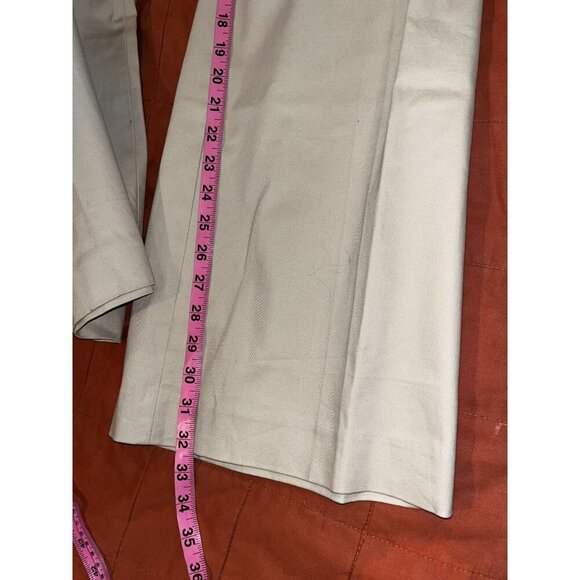 NWT Express Design Studio Beige Wide Leg Dress Khaki Women's Pants Size 8 - Picture 10 of 12